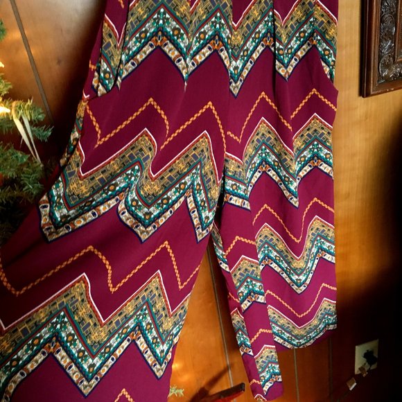 Wrangler Aztec Cropped Jumpsuit Great Condition Size Large - Picture 7 of 16